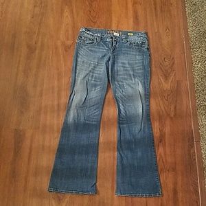 Gently worn bootcut jeans